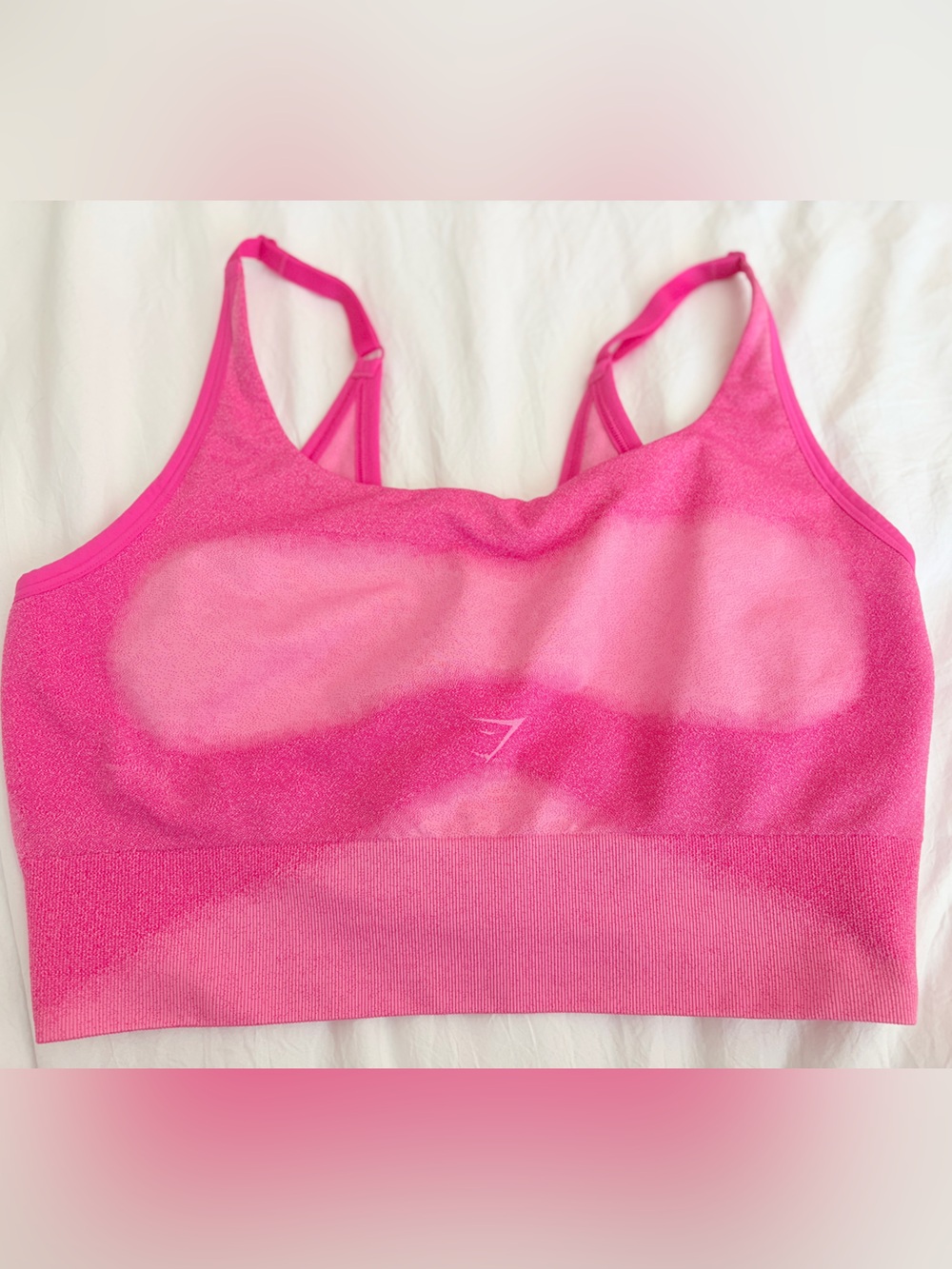 Gymshark Hot Pink Seamless Sports Bralette